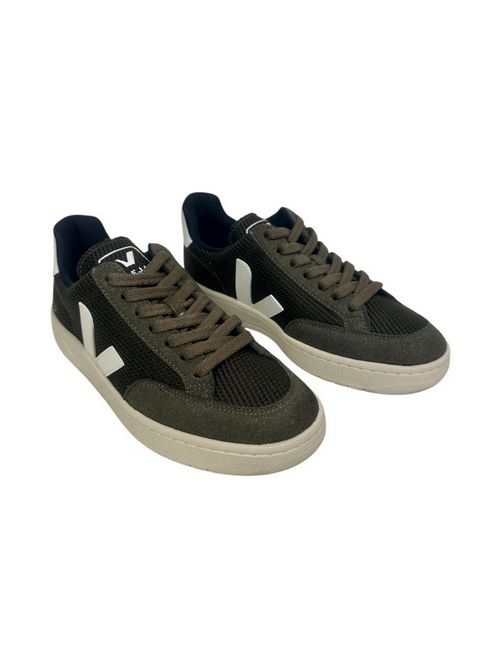 sneakers donna v-12 militare Veja | XD0102820AOLIVE WHITE